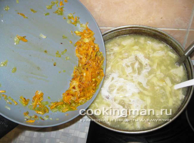 Куриный суп с лапшой яичная лапша