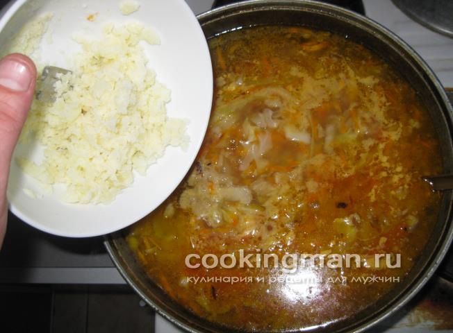 Щи из свежей капусты Щи