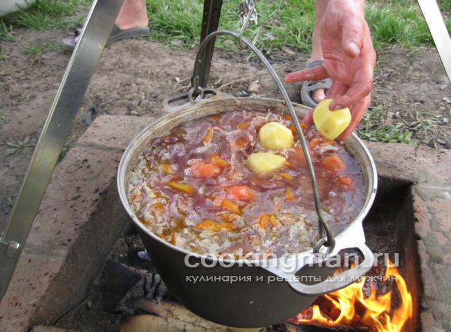Шурпа из баранины и телятины шурпа