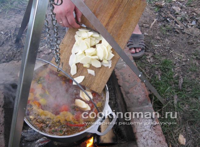 Шурпа из баранины и телятины фото рецепта шурпы