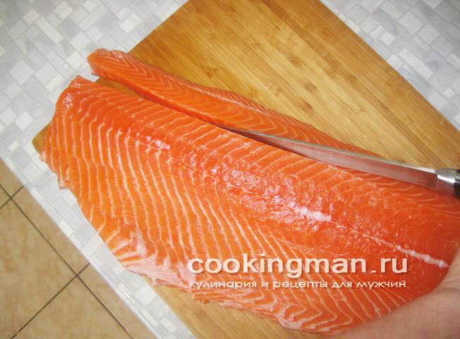 Сашими из семги с зеленым луком рецепт сашими