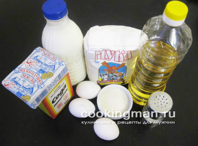 рецепт блинов на молоке