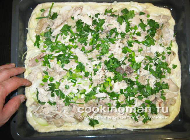 Пирог с курицей рецепт пирога с курицей