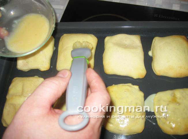 Слойки с ветчиной и сыром рецепт слойки