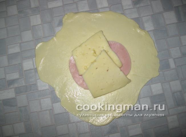 Слойки с ветчиной и сыром рецепт слойки