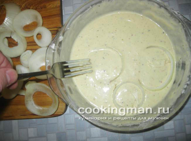 Луковые кольца луковые кольца в кляре