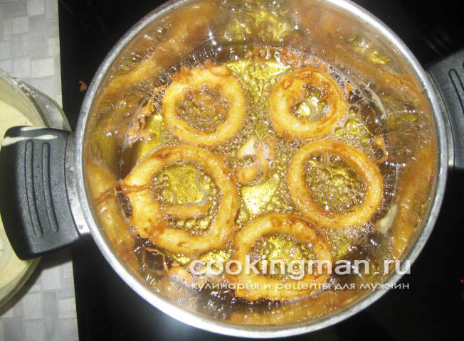Луковые кольца луковые кольца в кляре