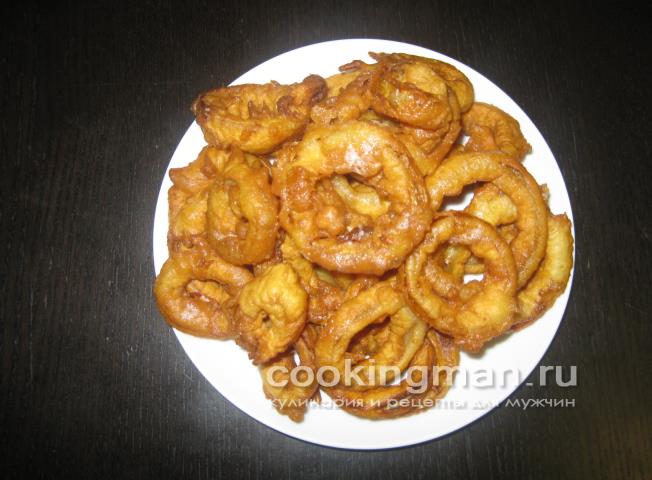 Луковые кольца луковые кольца в кляре